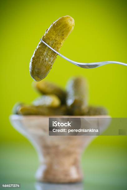 Pickled Cucumber Stock Photo - Download Image Now - 2015, Appetizer, Close-up