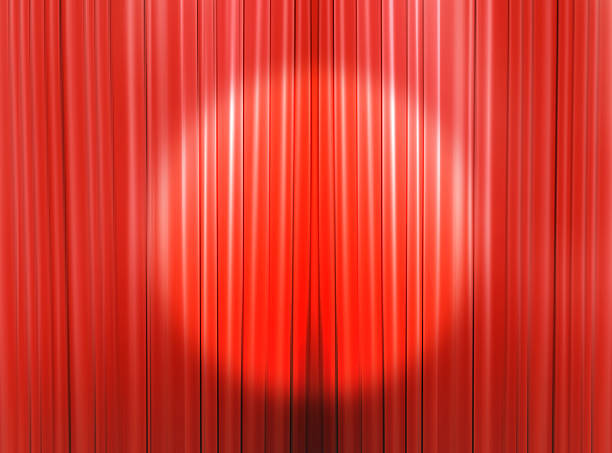 istock Curtains of a theater stage 464571519