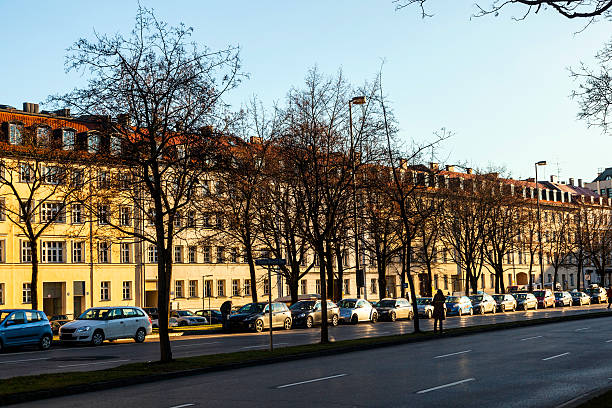 istock facade of houses for subsidized housing in Munich 464571527