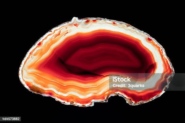 Agate Slice Stock Photo - Download Image Now - Gemstone, Stone - Object, 2015