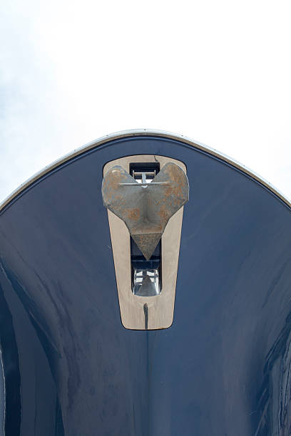 istock Front view, bow, of luxury yacht 464577118