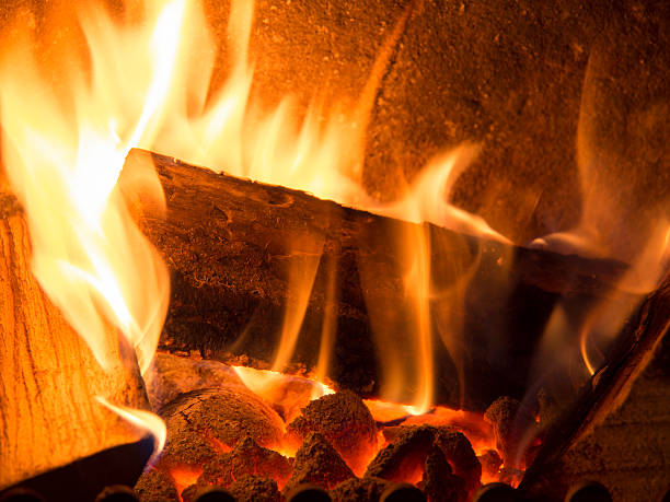 istock coal and wood fire stove 464577514