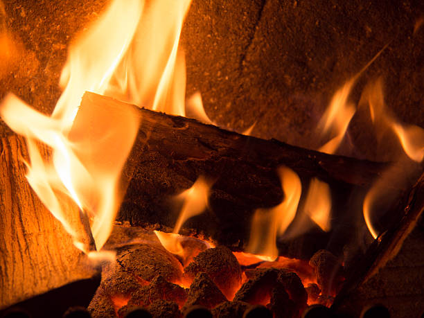 istock coal and wood fire stove 464577518