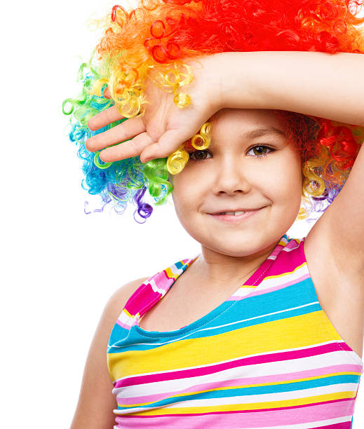 istock Girl in clown 464577726