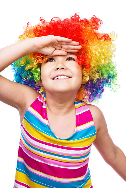 istock Girl in clown 464577732