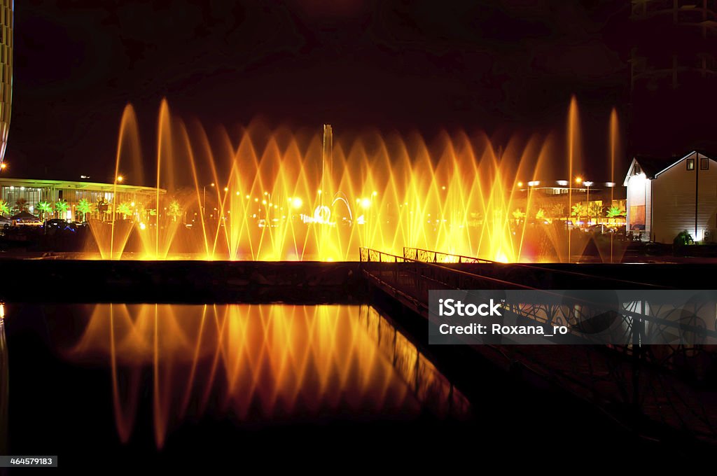 Mostra Fontana di Batumi - Foto stock royalty-free di Acqua