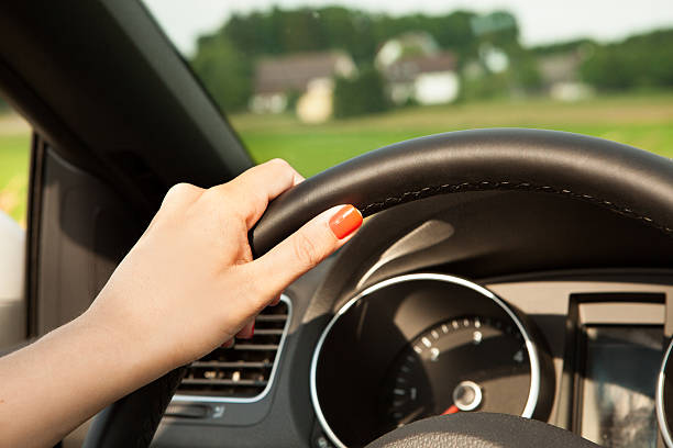 istock Young Woman In Car 464579849