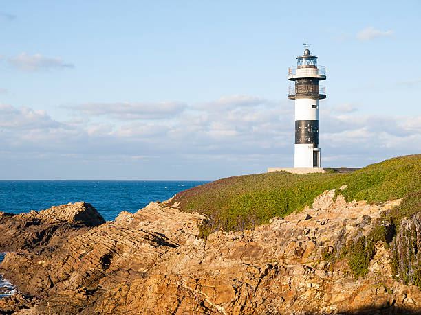 istock Lighthouse in Illa Pancha, Lugo, Galicia, Spain. 464579903