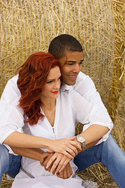 Couple in the field.