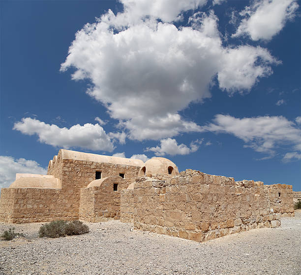 istock Quseir (Qasr) Amra desert castle near Amman, Jordan. 464593748