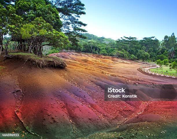 A Landscape Of Mauritius The Earth Of Seven Colors Stock Photo - Download Image Now