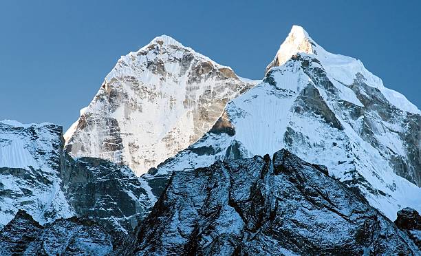 istock Morning view of Kangtega peak 464598382
