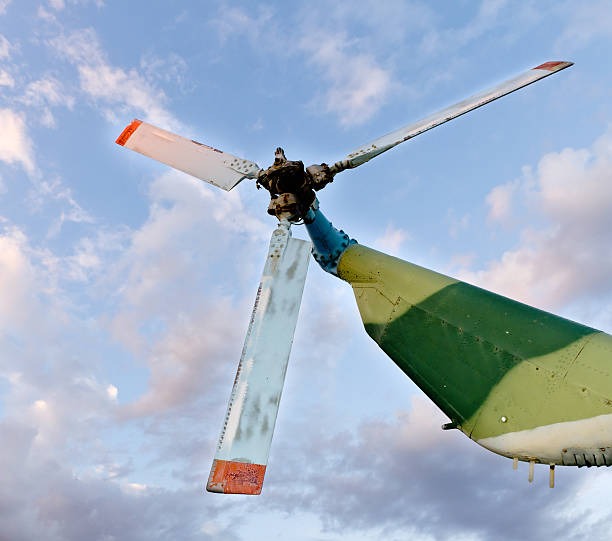 istock Tail rotor of a helicopter 464598615