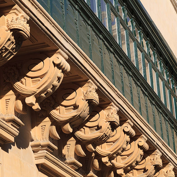 istock Architectural details in Valletta, Malta 464600812