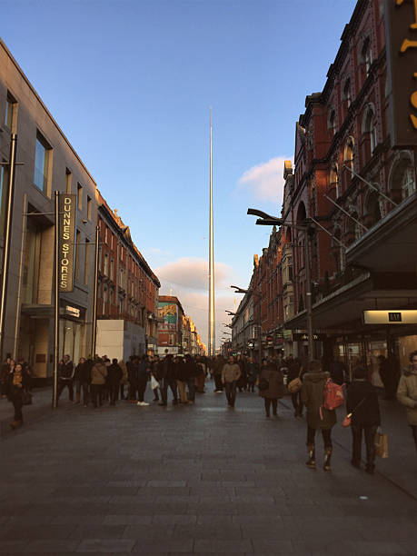 istock Dublin Henry street with the Spire at the end 464601080