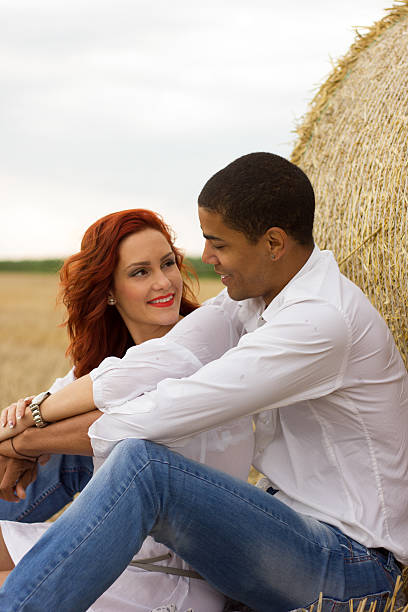 istock Couple in the field. 464601534