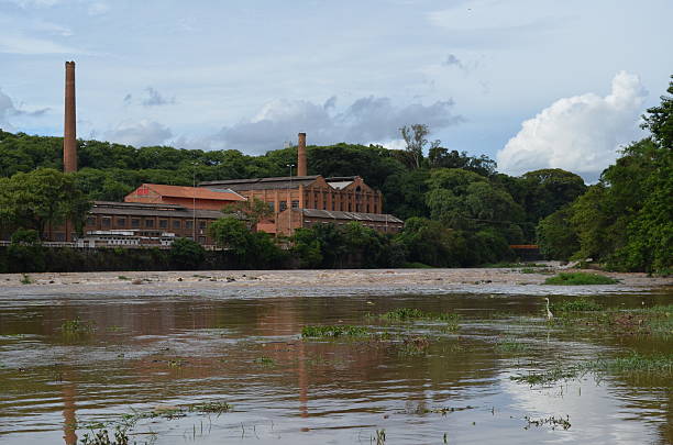 istock Central Mill and the Piracicaba River 464602230