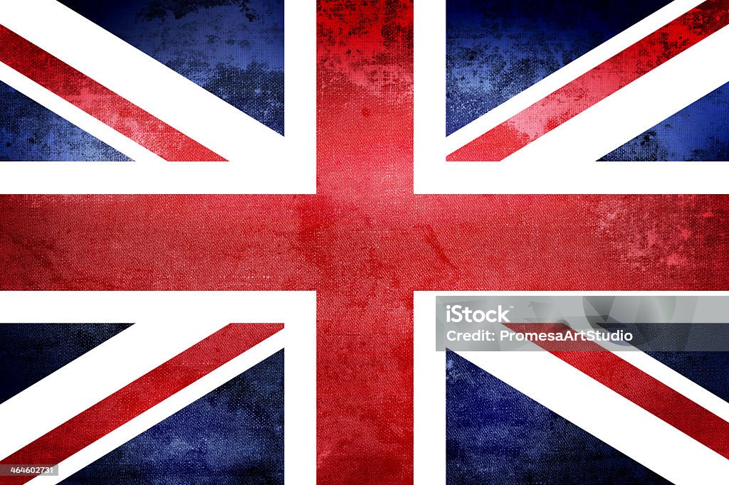 グランジの英国国旗 - セントジョージ国旗のロイヤリティフリーストックフォト