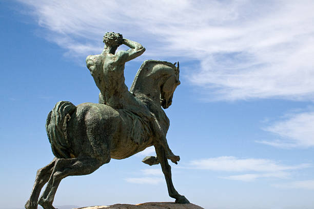 istock Bronze statue, Rhodes Memorial 464604652