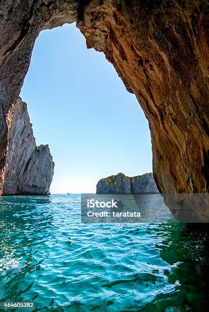 Blue Grotto Capri Stock Photo - Download Image Now - Capri, Bay of Water, Blue