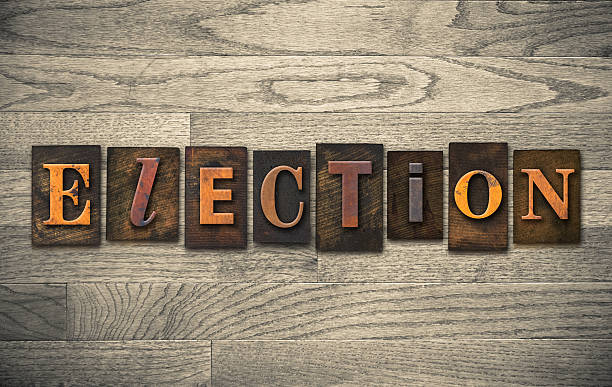 istock Election Wooden Letterpress Concept 464613432