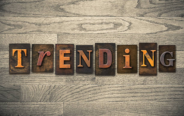 istock Trending Wooden Letterpress Concept 464613838