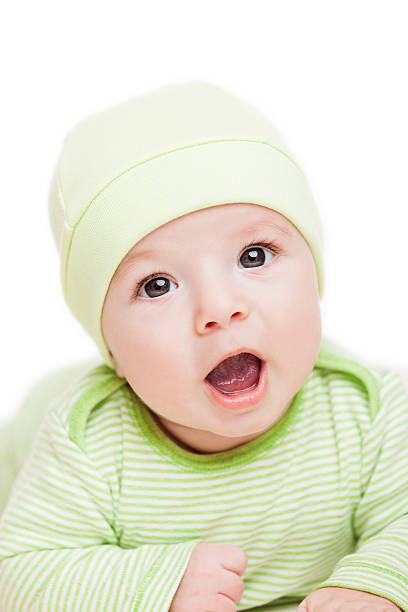 istock Little cute newborn baby child 464613920