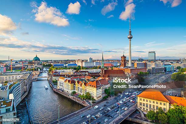 Berlin Germany Skyline Stock Photo - Download Image Now - Berlin, City, Day