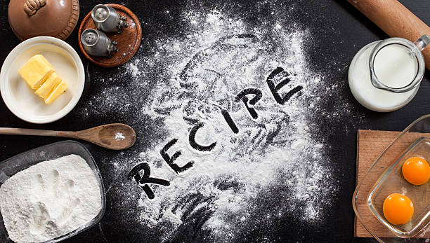 istock background with the ingredients for a cake 464617460