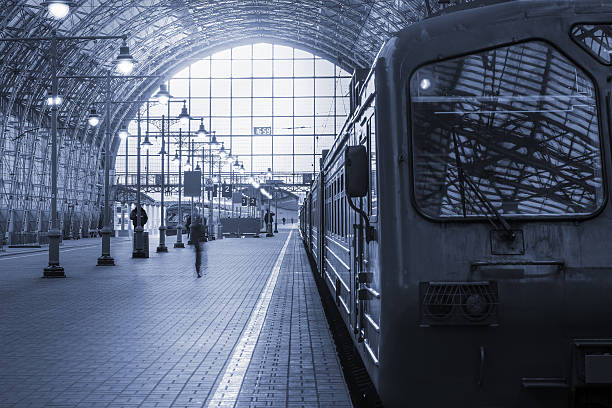 istock Express trains stand at the station 464618574
