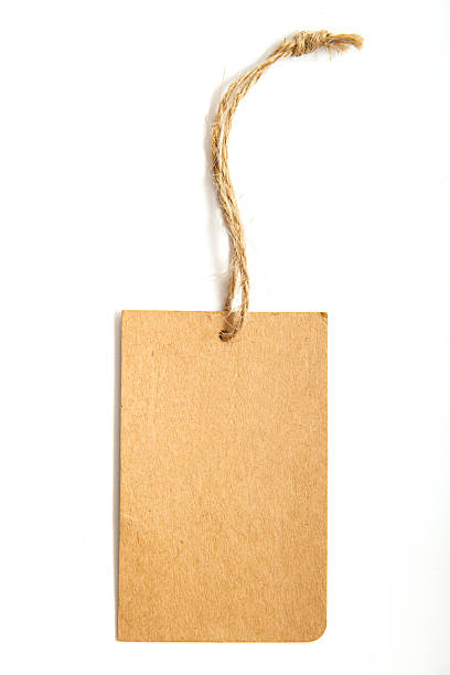 istock close up of a blank price label on white background 464619270