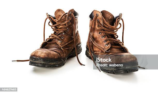 Old Leather Shoes Stock Photo - Download Image Now - Shoe, Boot, Old