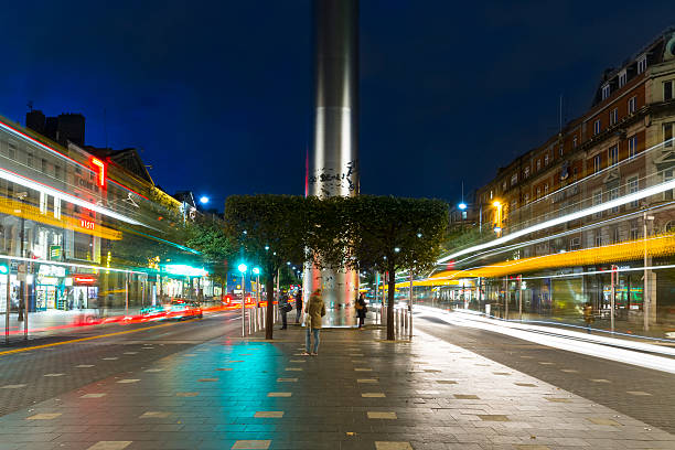istock An empty Dublin street at night 464622318
