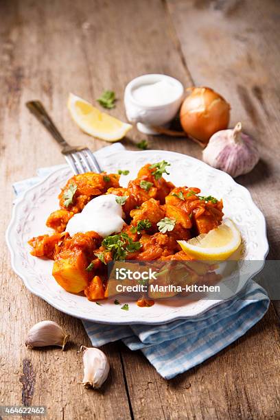 Cauliflower And Potato Curry Stock Photo - Download Image Now - Curry - Meal, Curry Powder, Sweet Potato