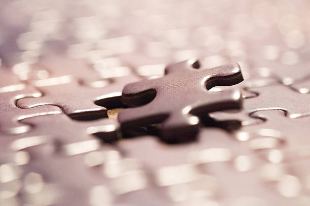 istock Puzzle piece out and on top of its place 464623376