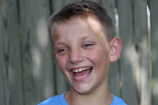istock Young Boy With Big Smile 464626950