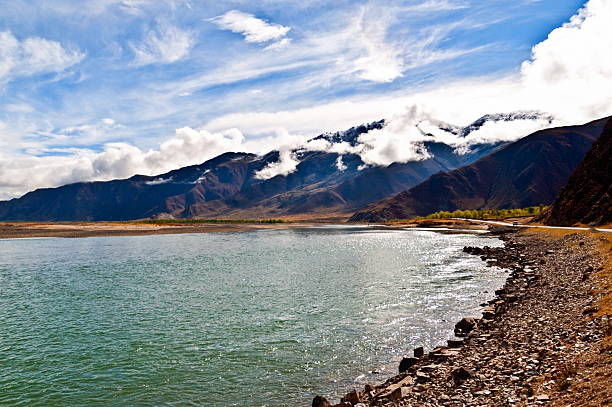 istock Tibetan plateau scene-Lhasa River 464627764
