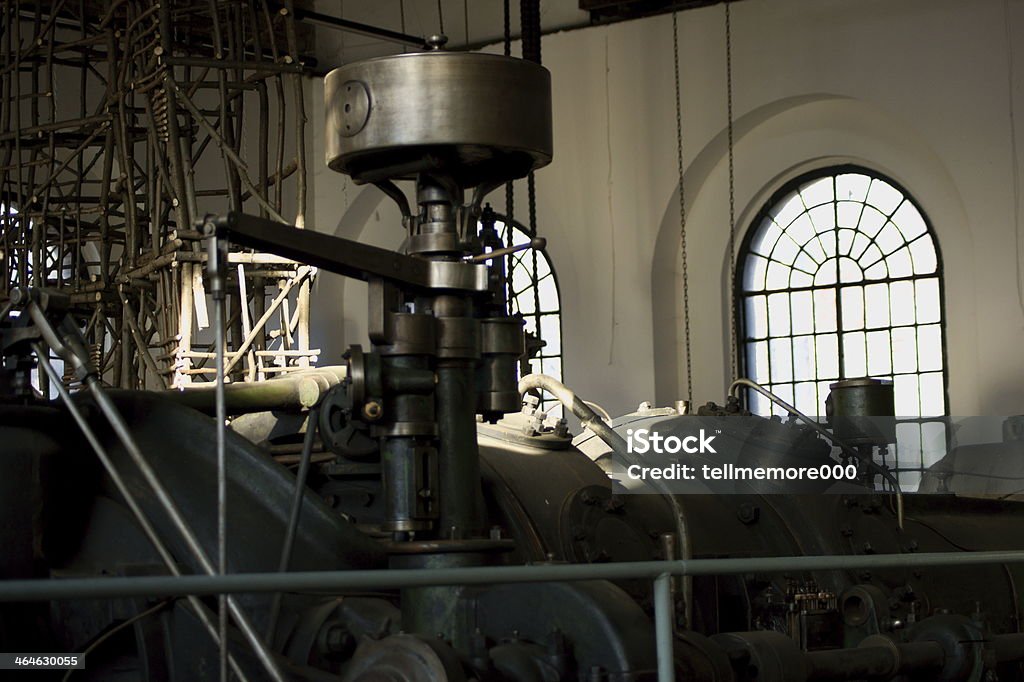 The old power station coal mine Abandoned Stock Photo