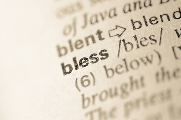 istock Dictionary definition of word bless 464631082