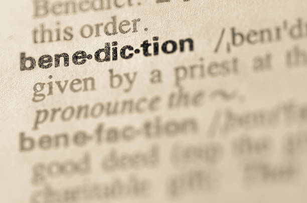 istock Dictionary definition of word benediction 464631086
