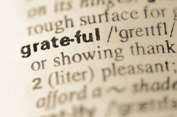 istock Dictionary definition of word grateful 464631342