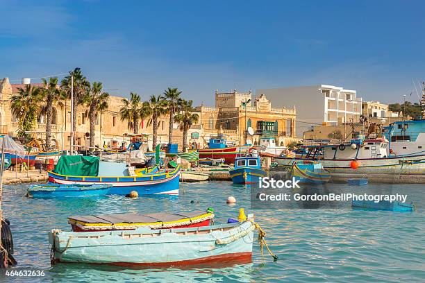 Marsaxlokk Stock Photo - Download Image Now - 2015, Bay of Water, European Union