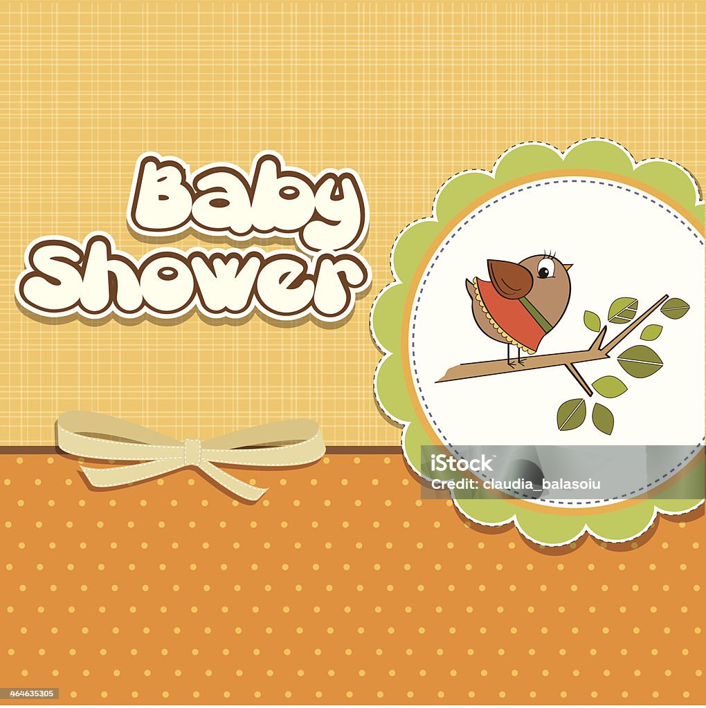 Welcome Baby Card With Funny Little Bird Stock Illustration - Download  Image Now - Anniversary, Baby - Human Age, Bird - iStock