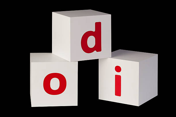 istock white cubes with letters isolated on black 464635790