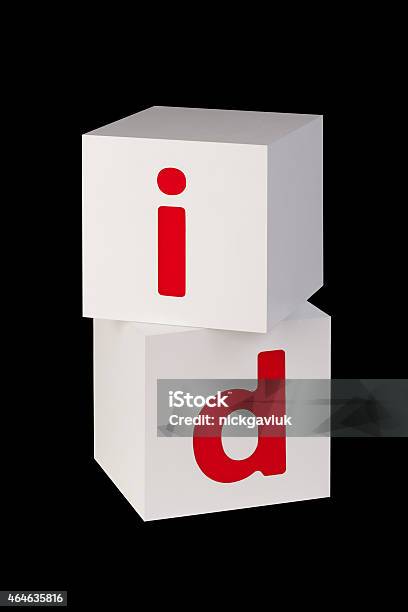 White Cubes With Letters Isolated On Black Stock Photo - Download Image Now - 2015, Abstract, Computer