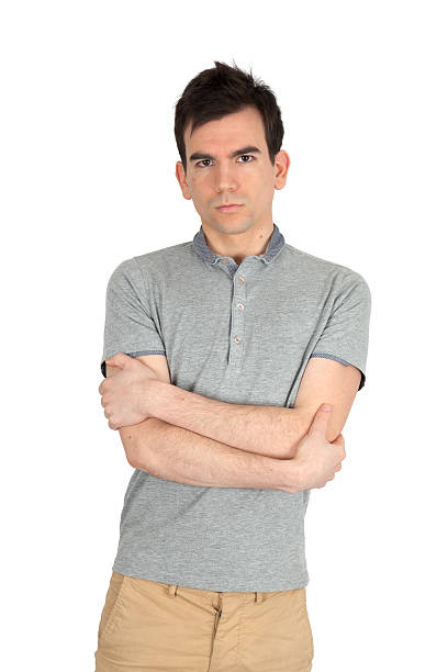 istock Handsome man doing different expressions in different sets of clothes 464645524