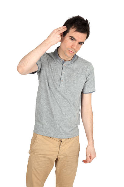 istock Handsome man doing different expressions in different sets of clothes 464646606