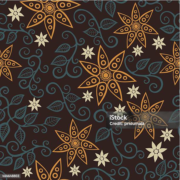 Seamless Pattern With Leaf Autumn Background Stock Illustration - Download Image Now - Abstract, Autumn, Backgrounds