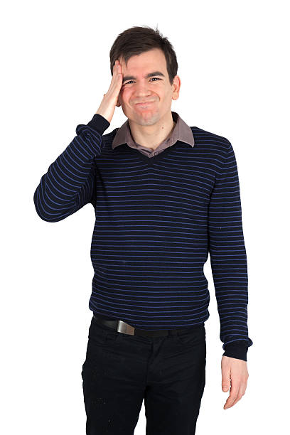 istock Handsome man doing different expressions in different sets of clothes 464651082
