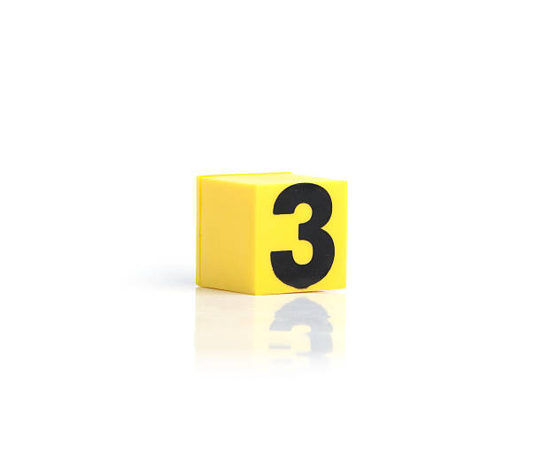 istock Colorful plastic numbers on a white background 464653296